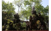 大足区石马中学 假山喷泉